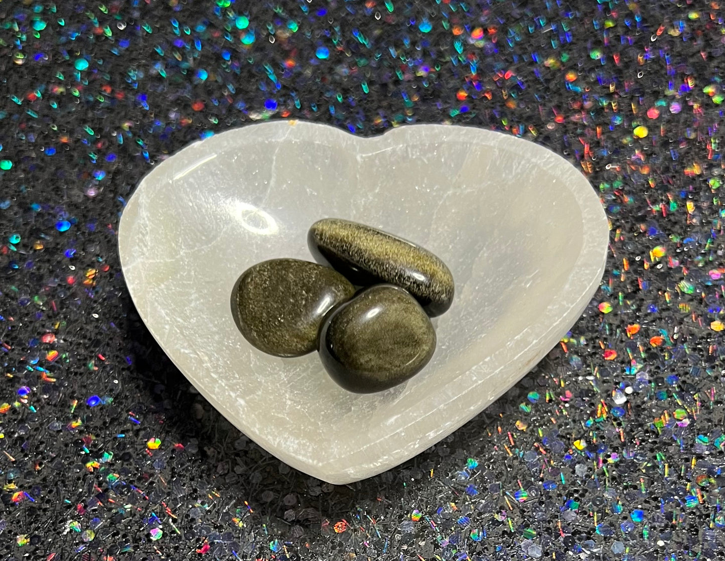 Golden Obsidian Tumble