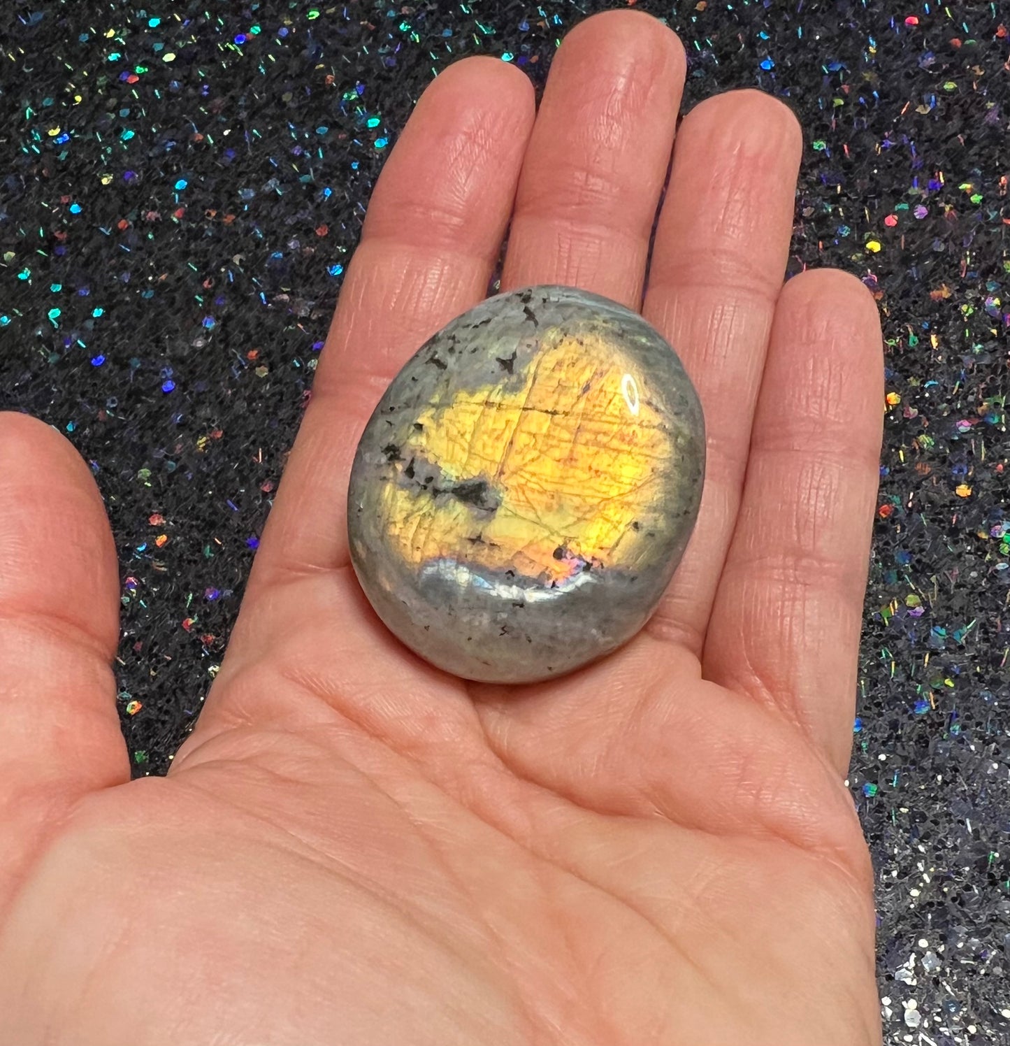 Sunset Labradorite Palm
