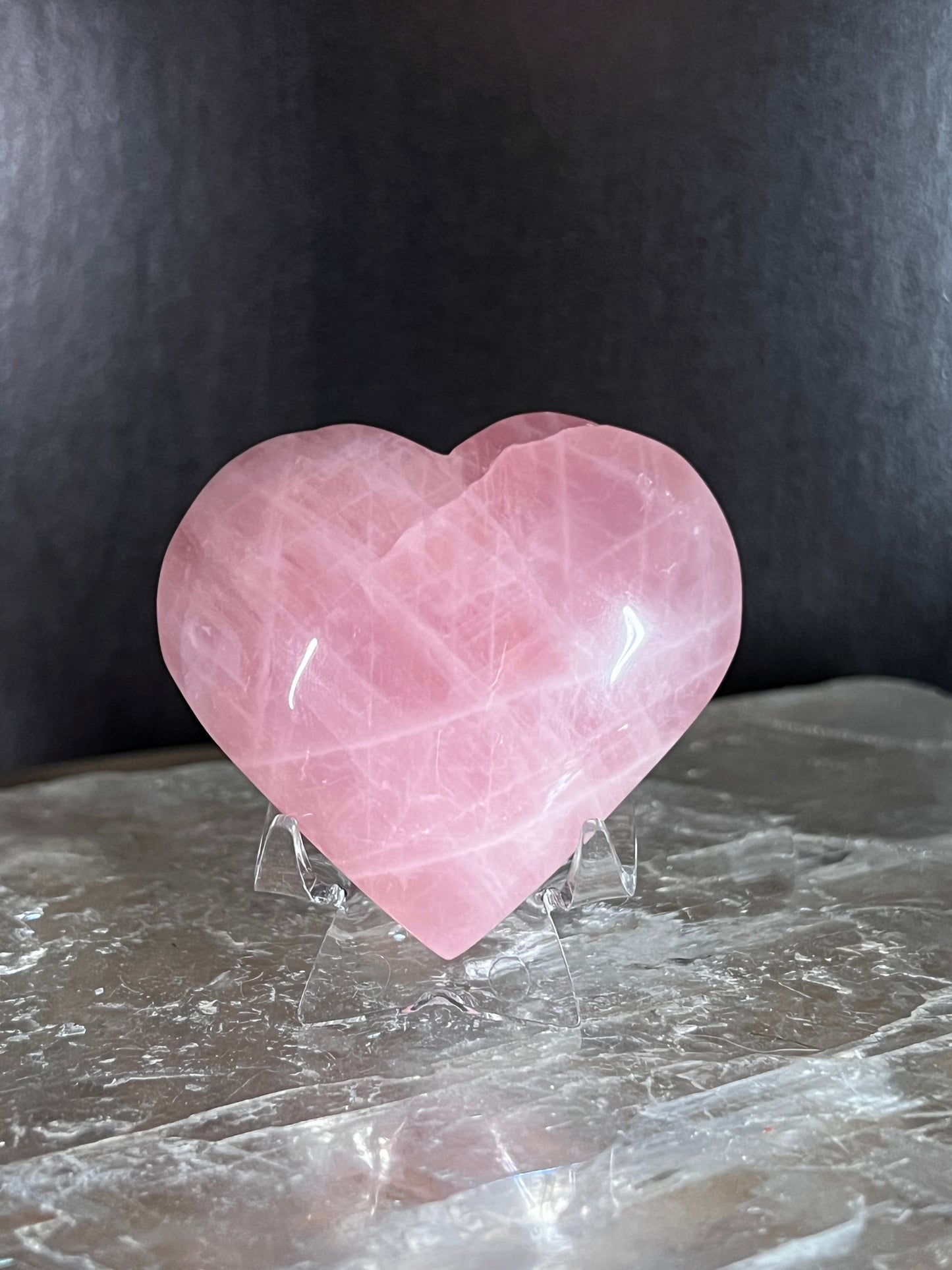 Rose Quartz Heart