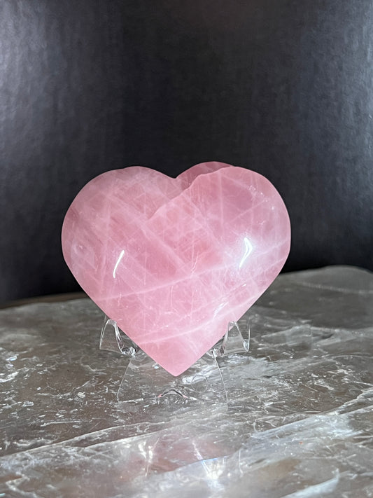Rose Quartz Heart