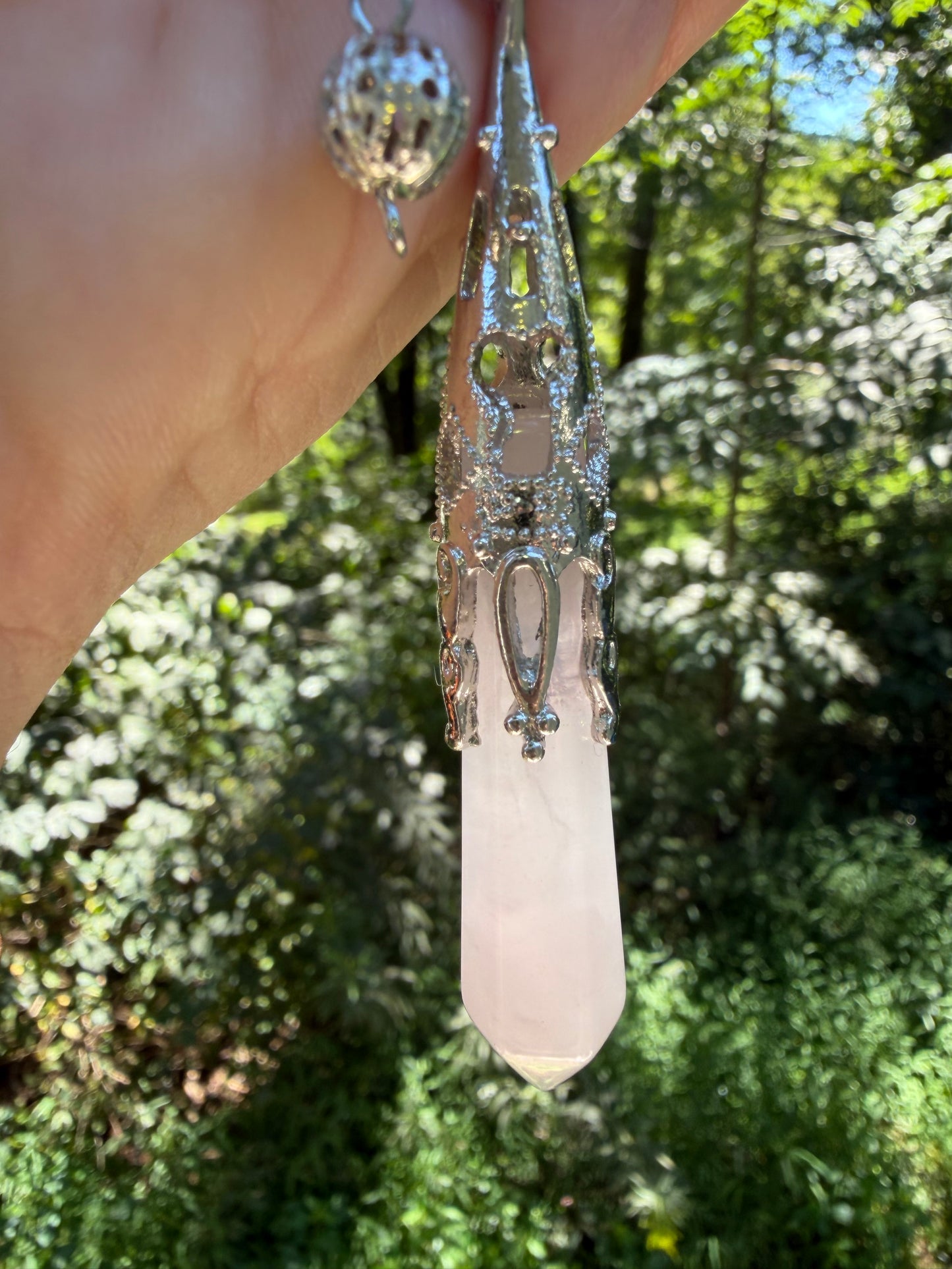 Rose Quartz Pendulum