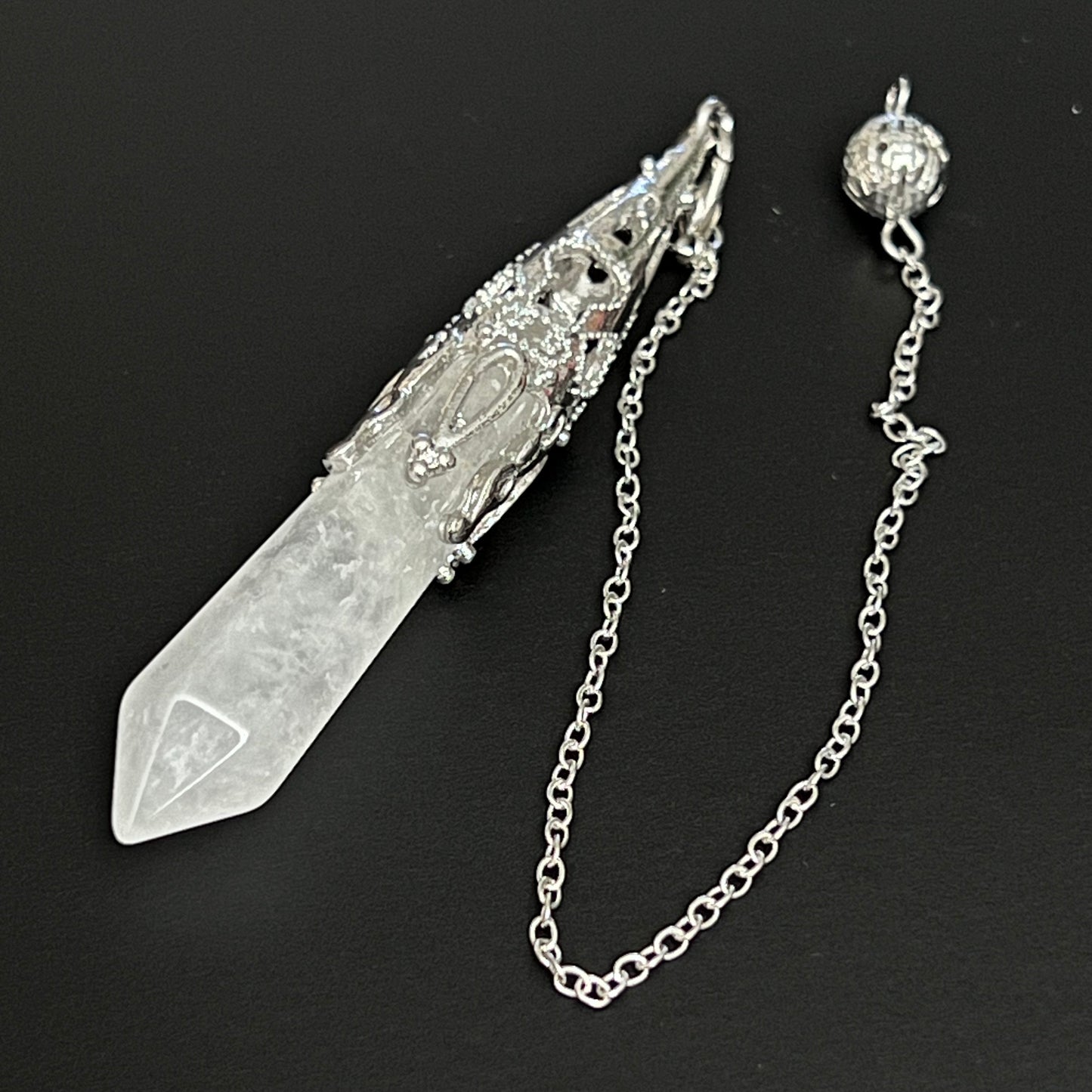 Clear Quartz Pendulum