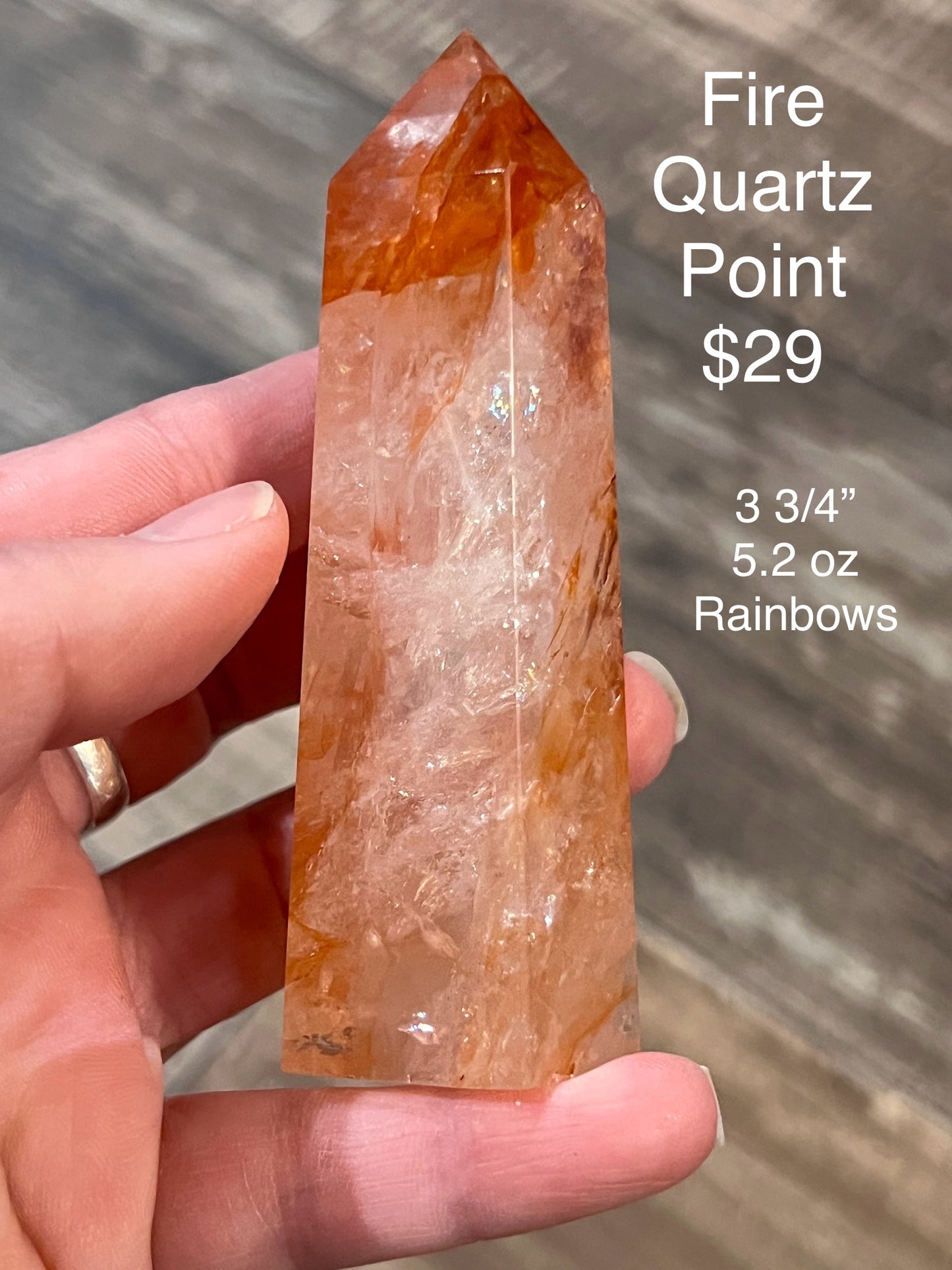 Fire Quartz Point