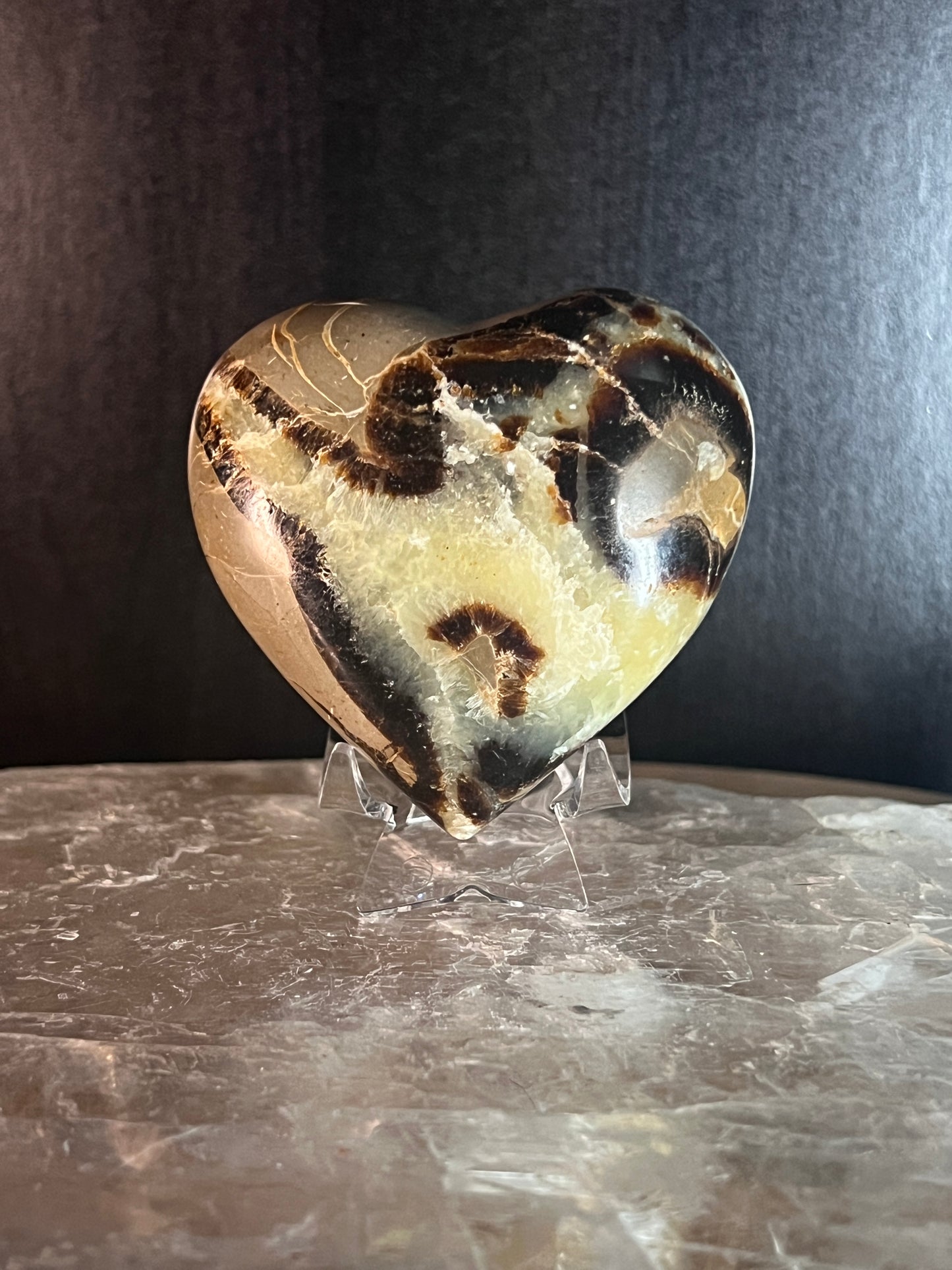 Septarian Heart