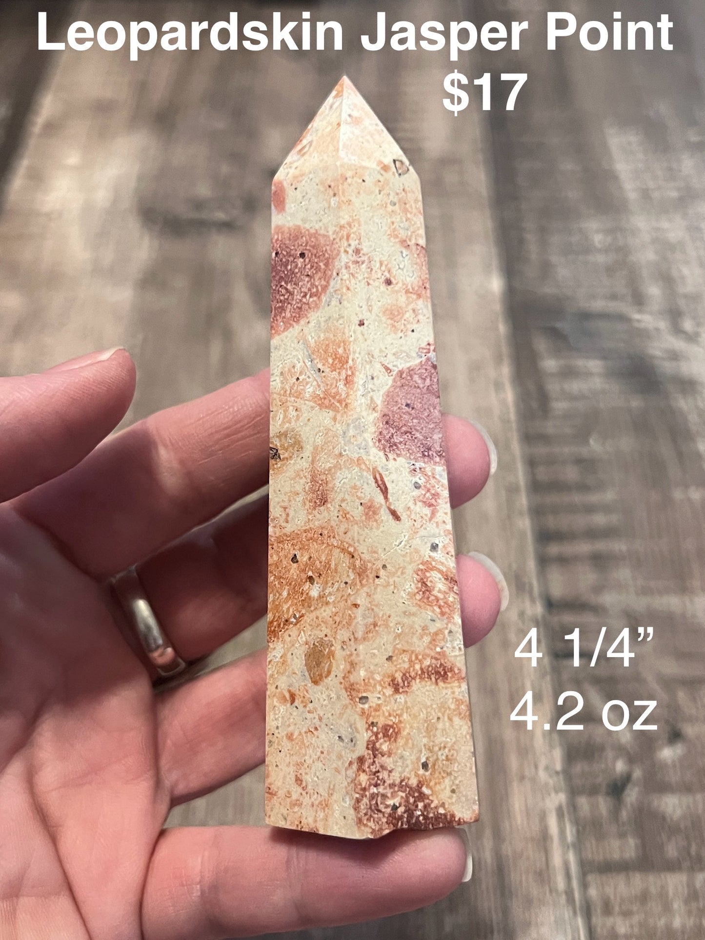 Leopard Skin Jasper Point