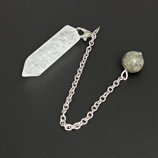 Clear Quartz Pendulum