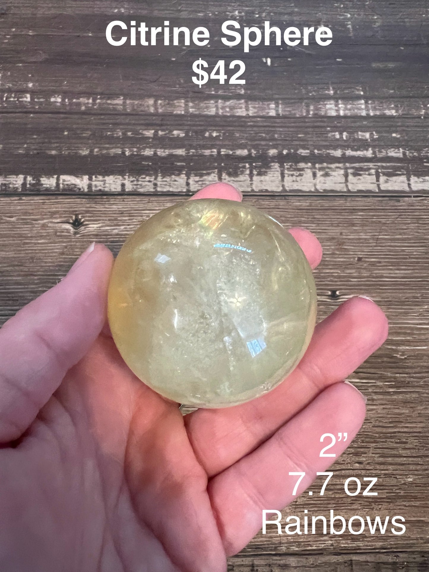 Citrine Sphere