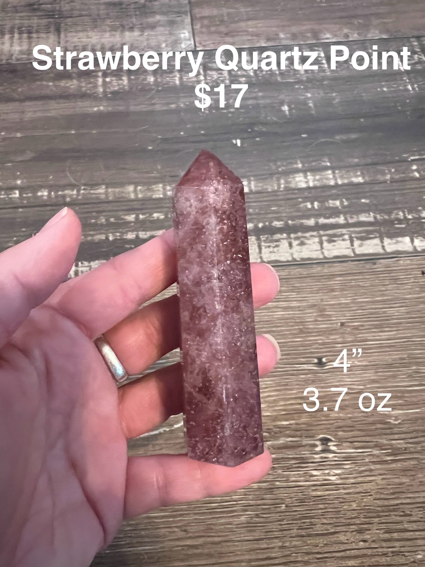 Strawberry Quartz Point