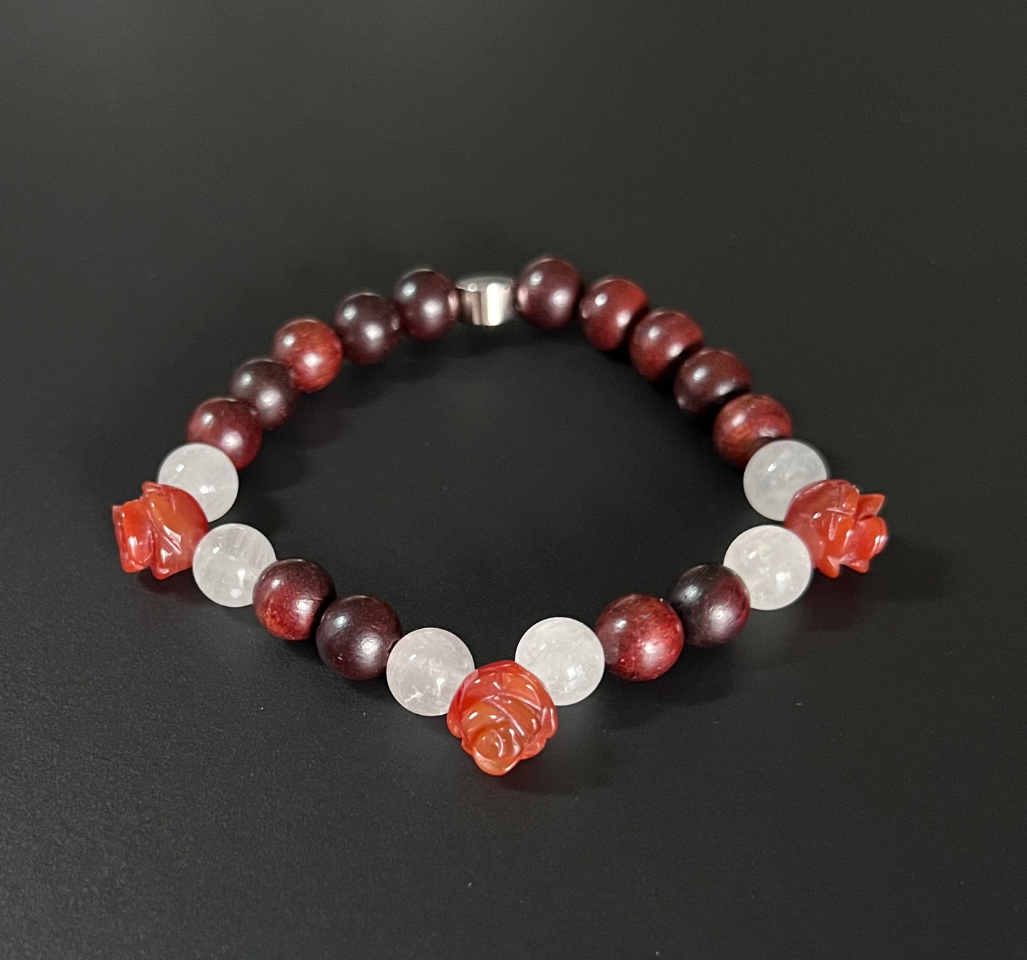 Rosewood, Red Agate and Angola Quartz  ~  Venus  ~