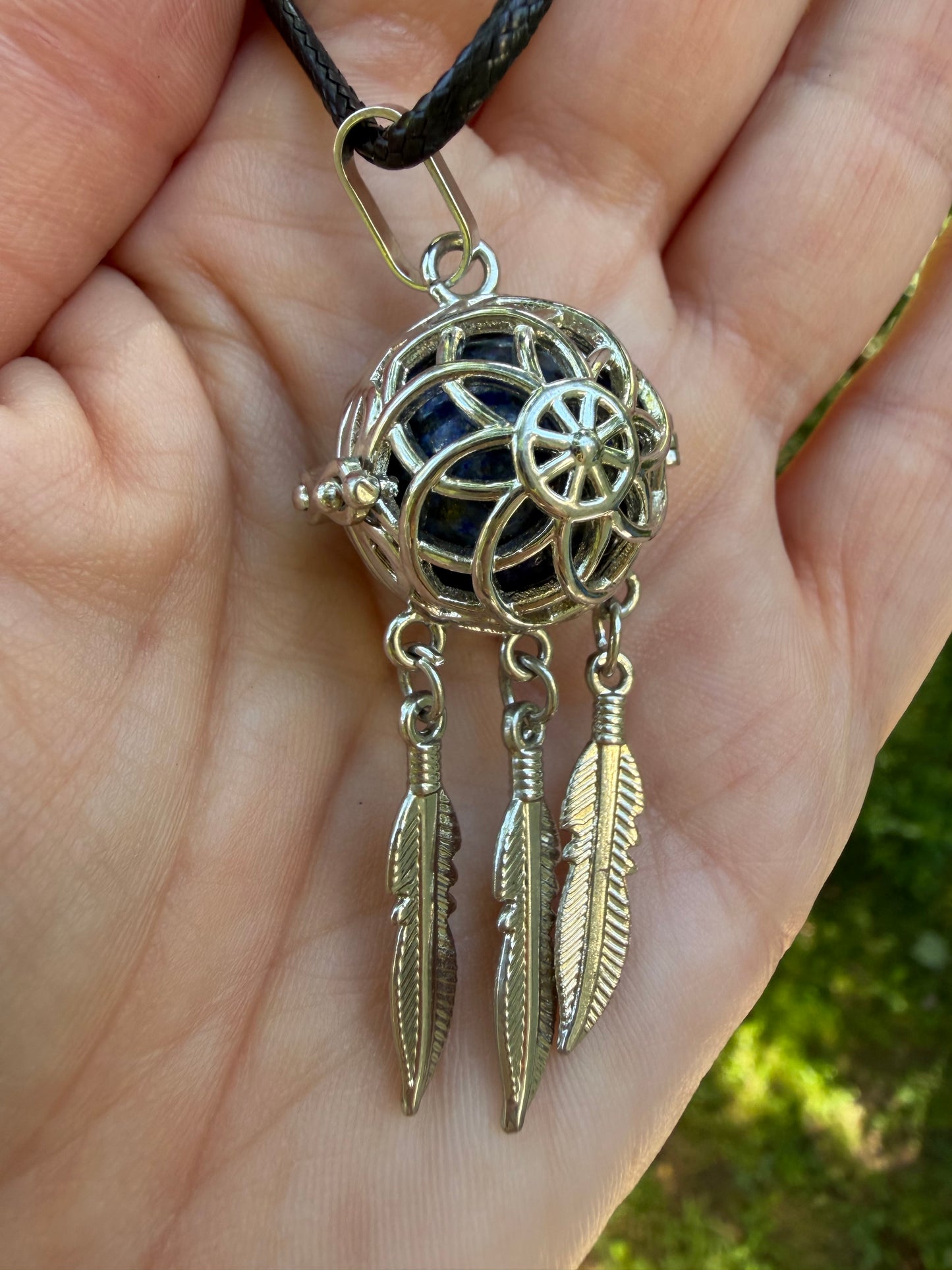Dreamcatcher Cage Necklace