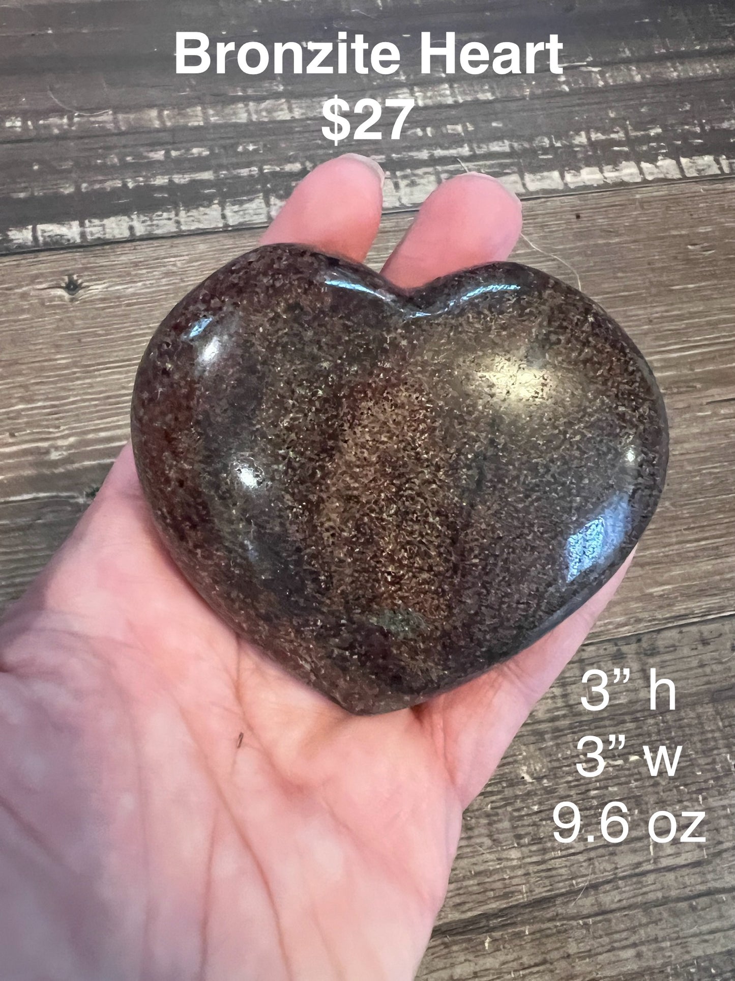 Bronzite Heart