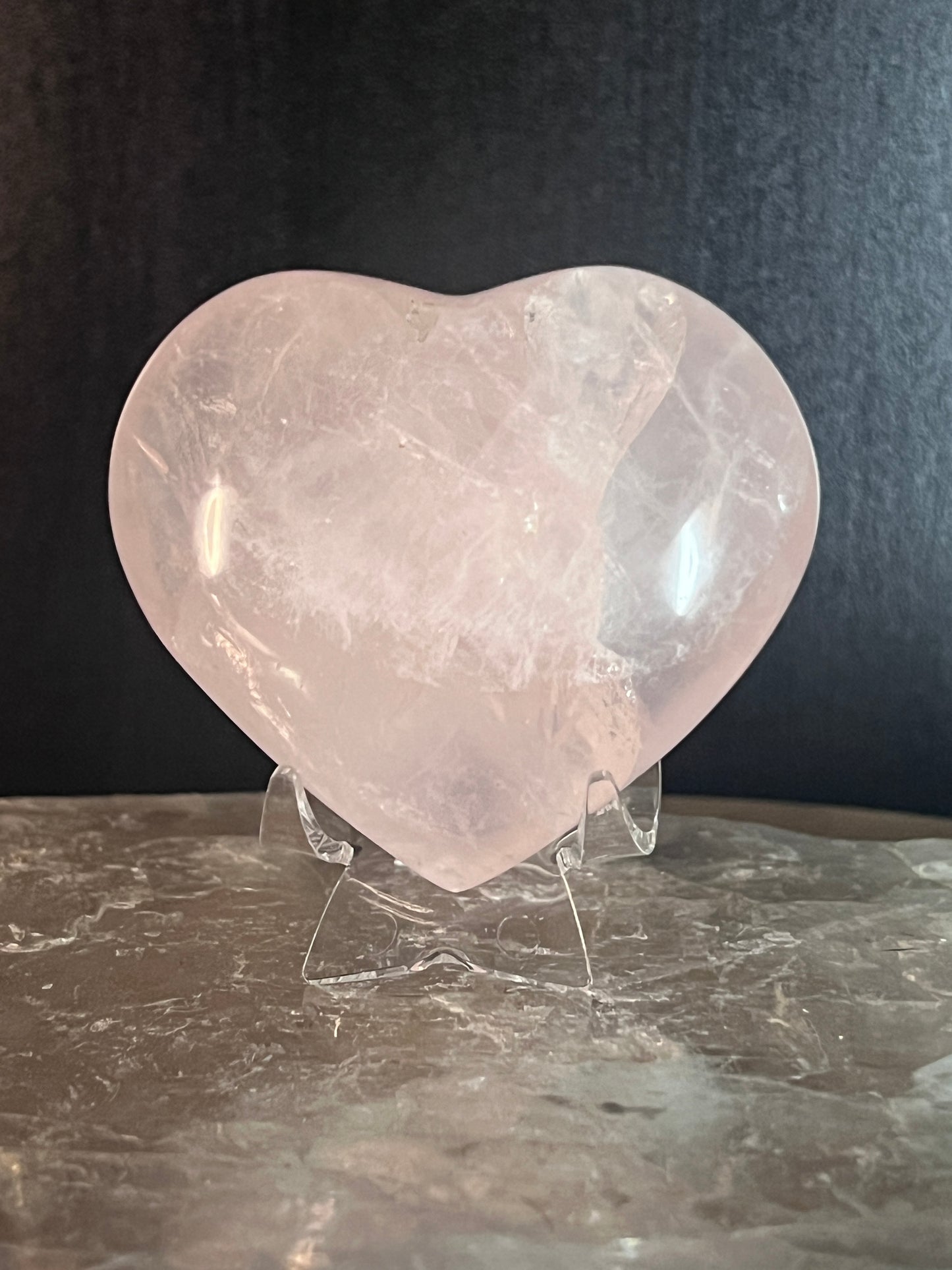 Rose Quartz Heart