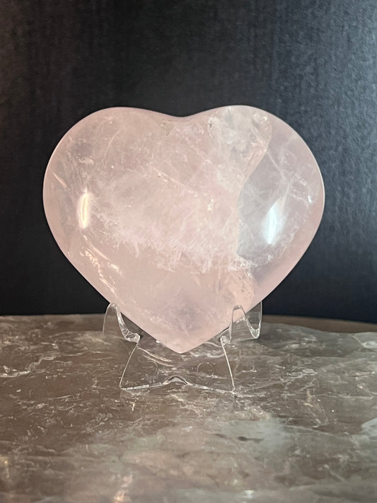 Rose Quartz Heart