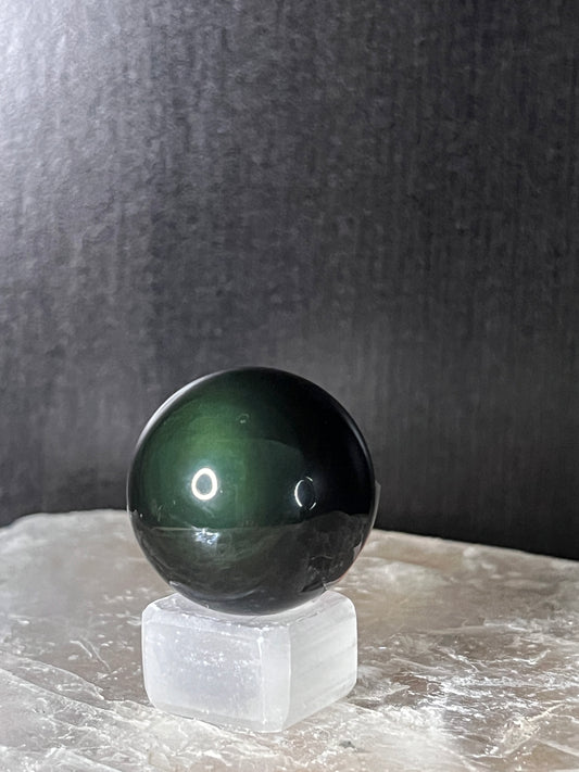Rainbow Obsidian Sphere