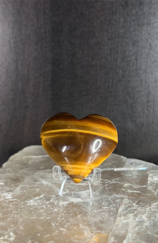 Tigers Eye Heart