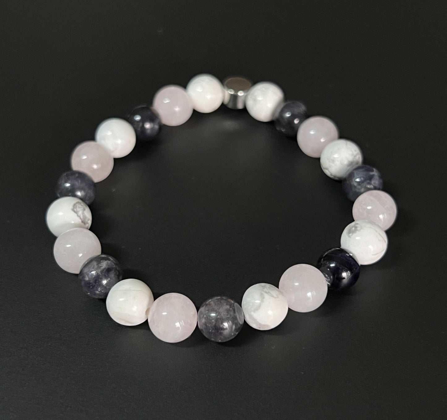 Peaceful Sleep - Rose Quartz, Howlite and Iolite