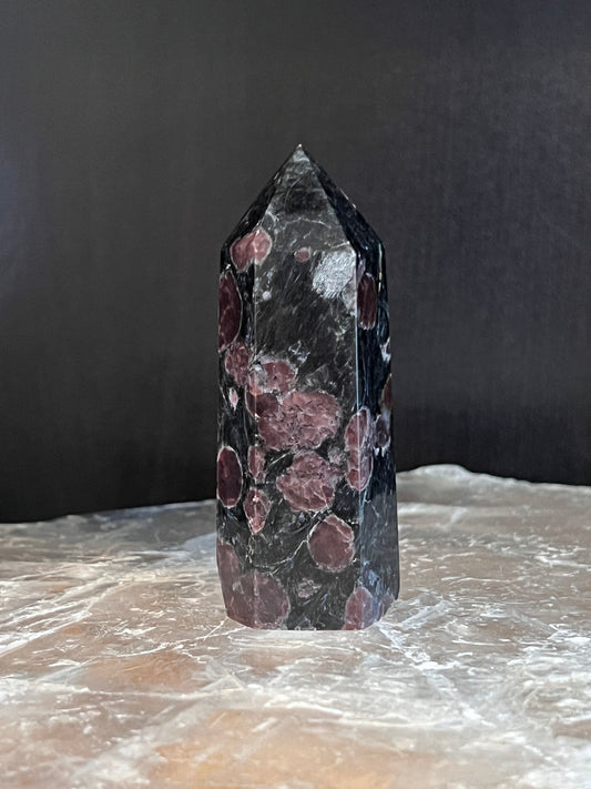 Garnet in Arfvedsonite Tower