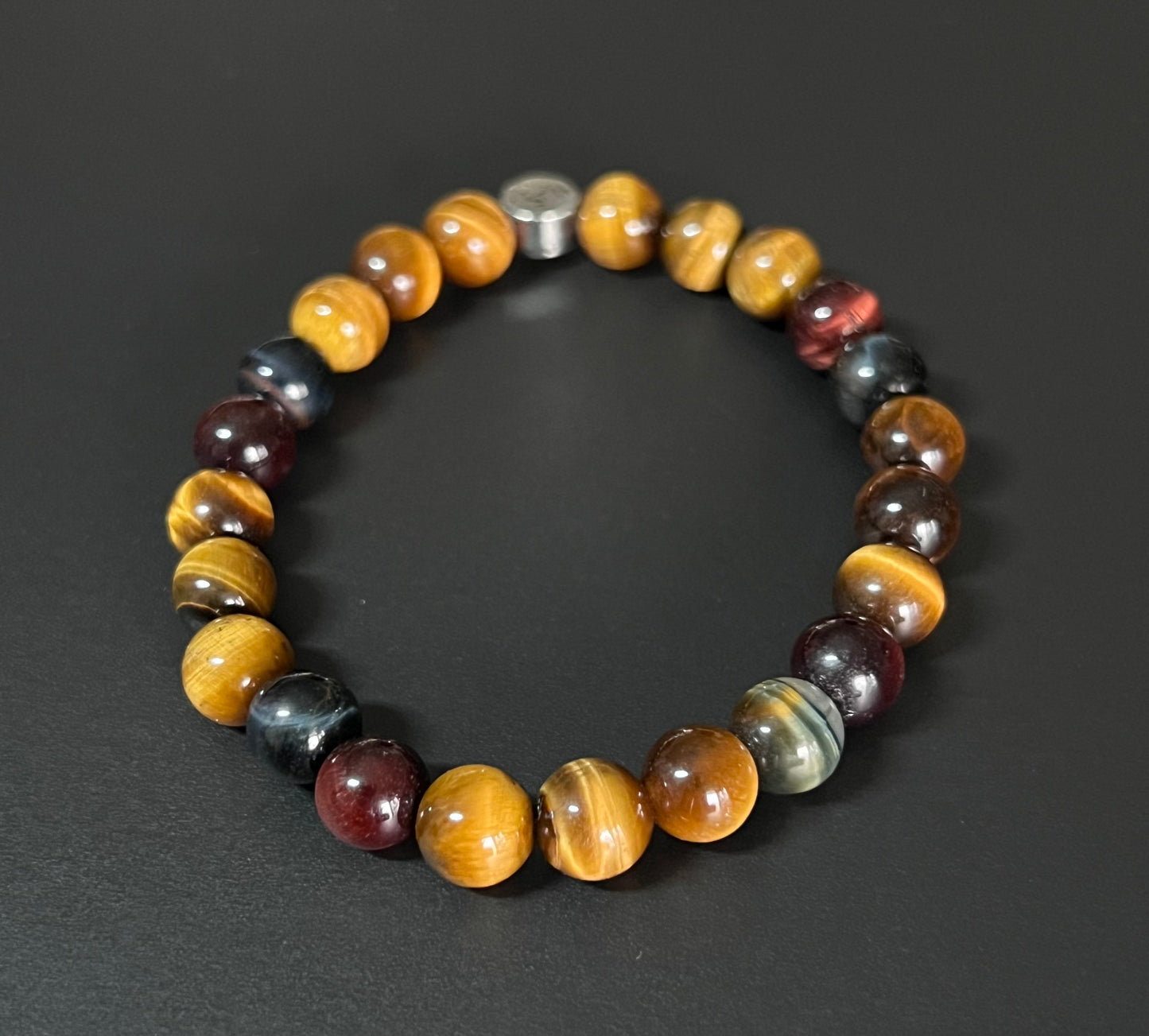 Animal Instincts - Yellow, Red and Blue Tigers Eye