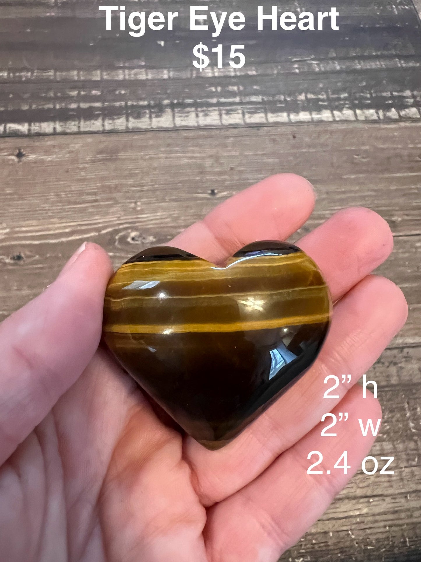 Tigers Eye Heart
