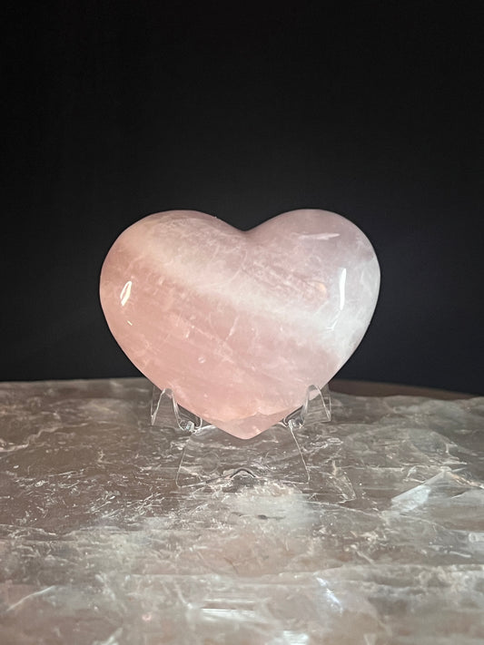 Rose Quartz Heart