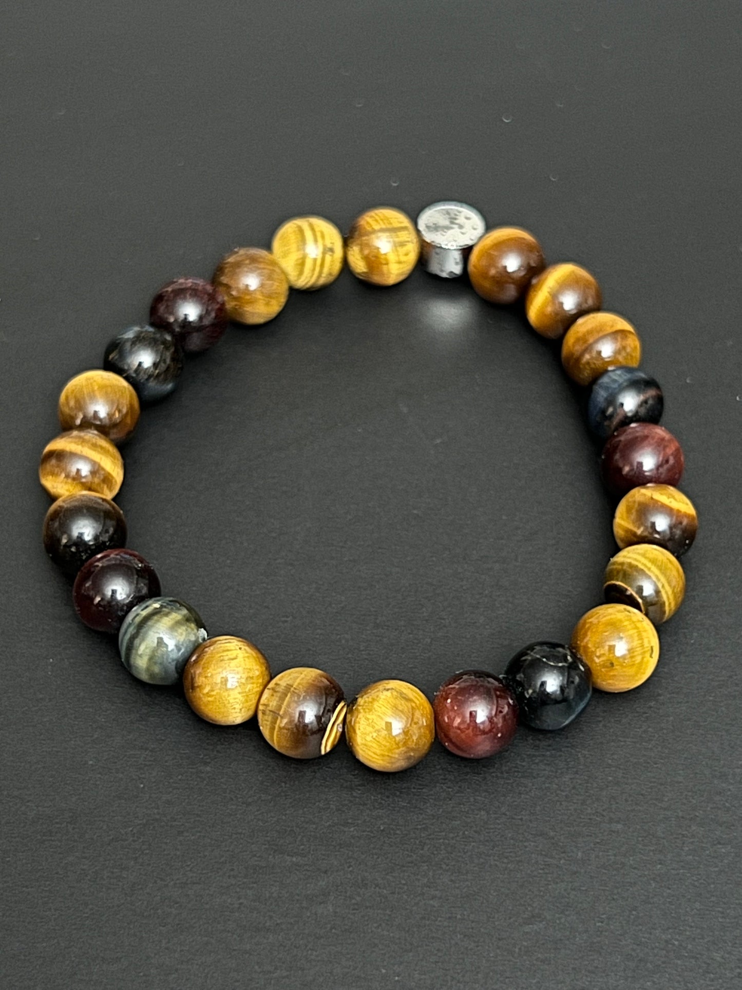 Animal Instincts - Yellow, Red and Blue Tigers Eye