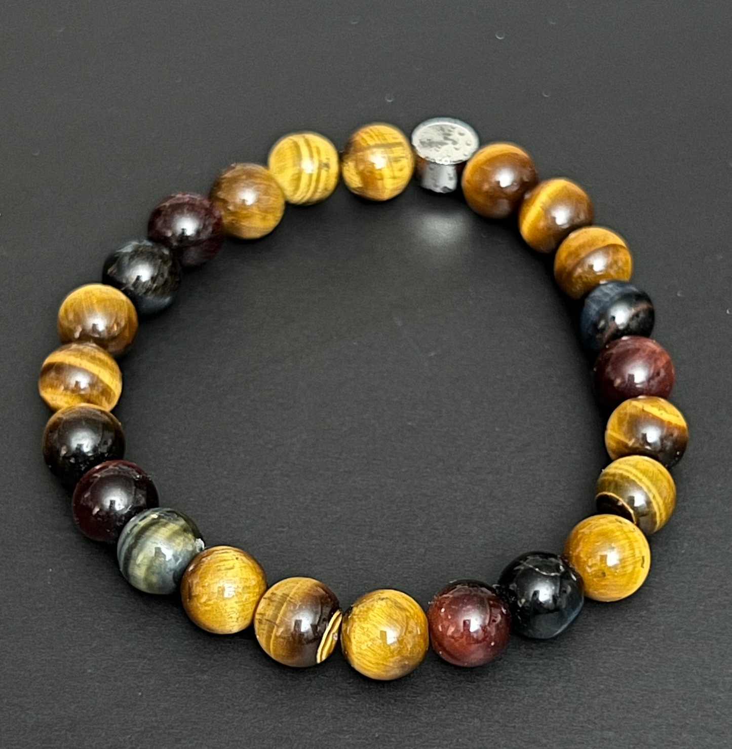 Animal Instincts - Yellow, Red and Blue Tigers Eye