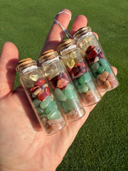 Crystal Room Energy Grid in Jars