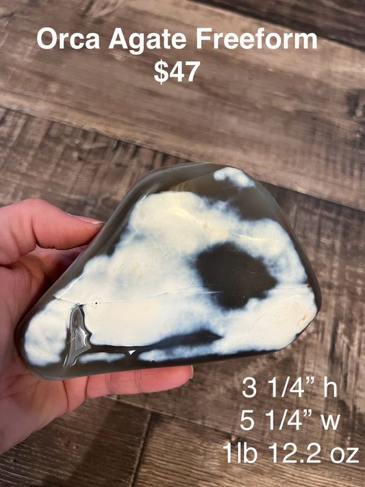 Orca Agate Freeform