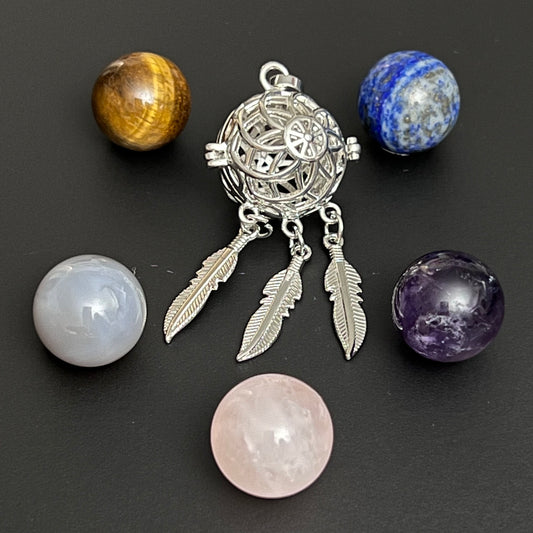 Dreamcatcher Cage Necklace