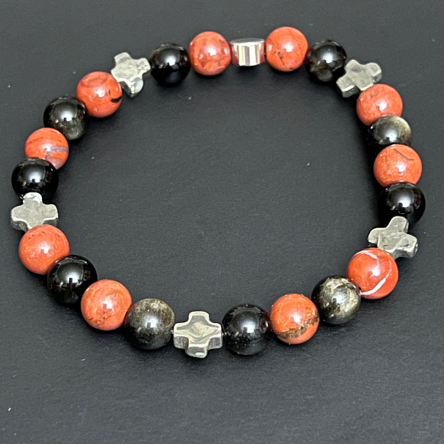 Red Jasper, Pyrite and Golden Obsidian   ~  Artemis  ~