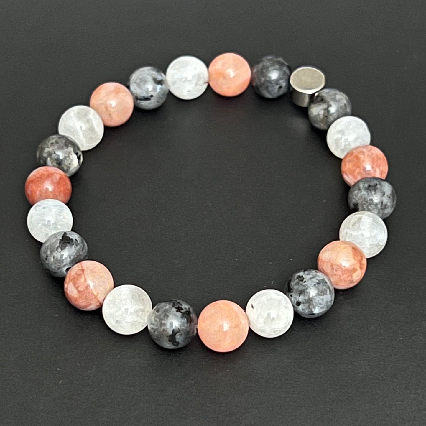 New Beginnings - Rainbow Moonstone, Pink Aventurine and Larvikite
