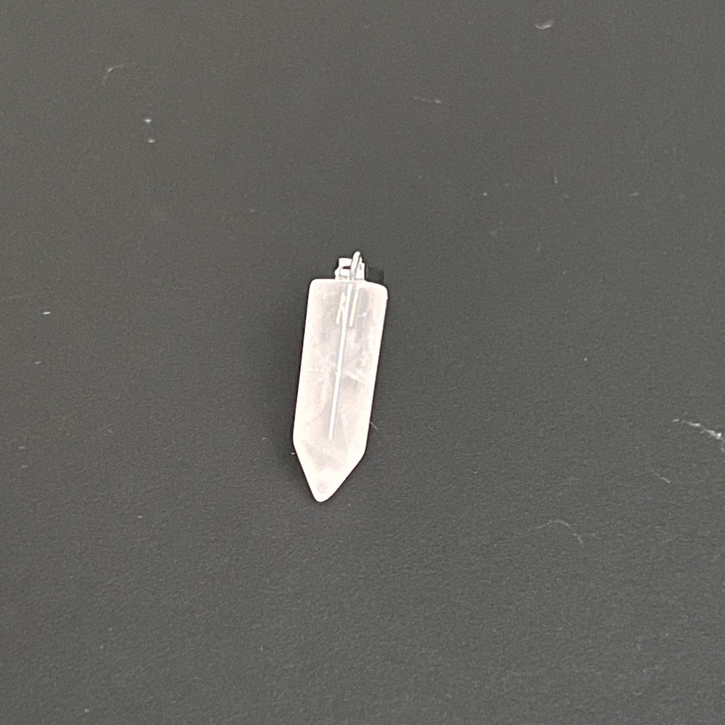 Rose Quartz Point Charm