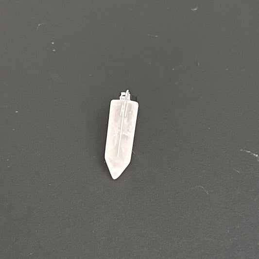 Rose Quartz Point Charm