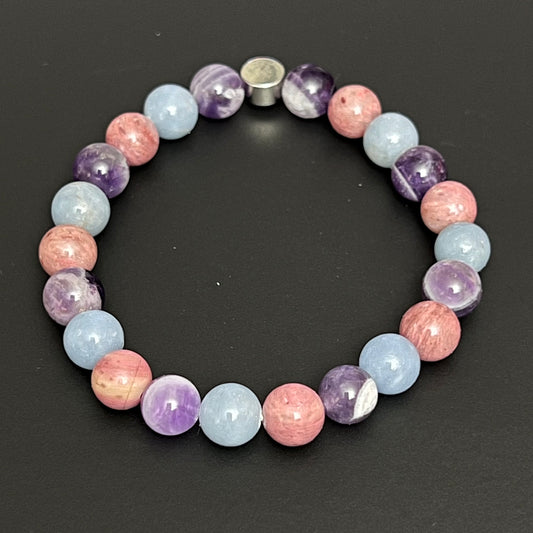 Trust Yourself - Rhodonite, Dream Amethyst and Angellite