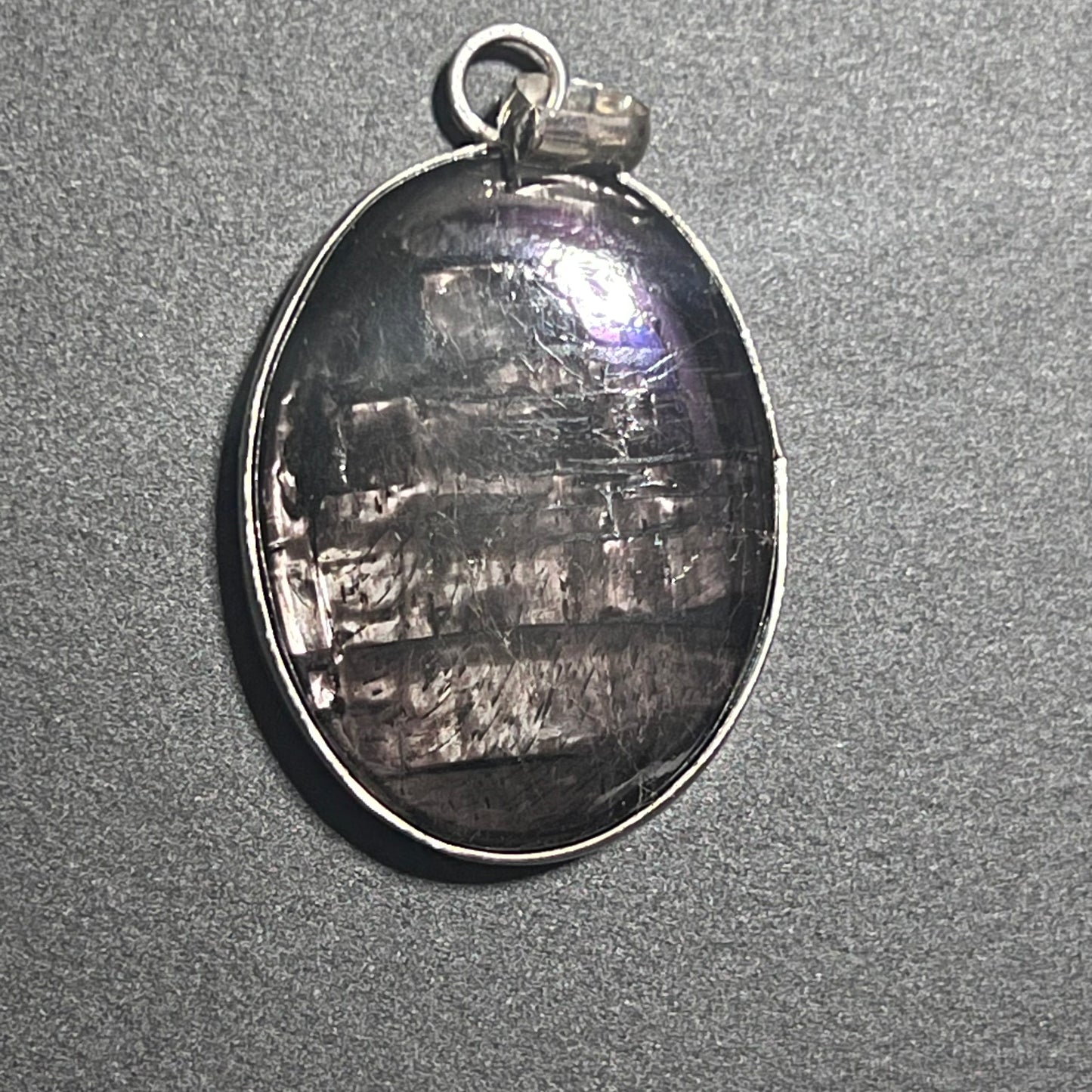 Hypersthene Oval Pendant