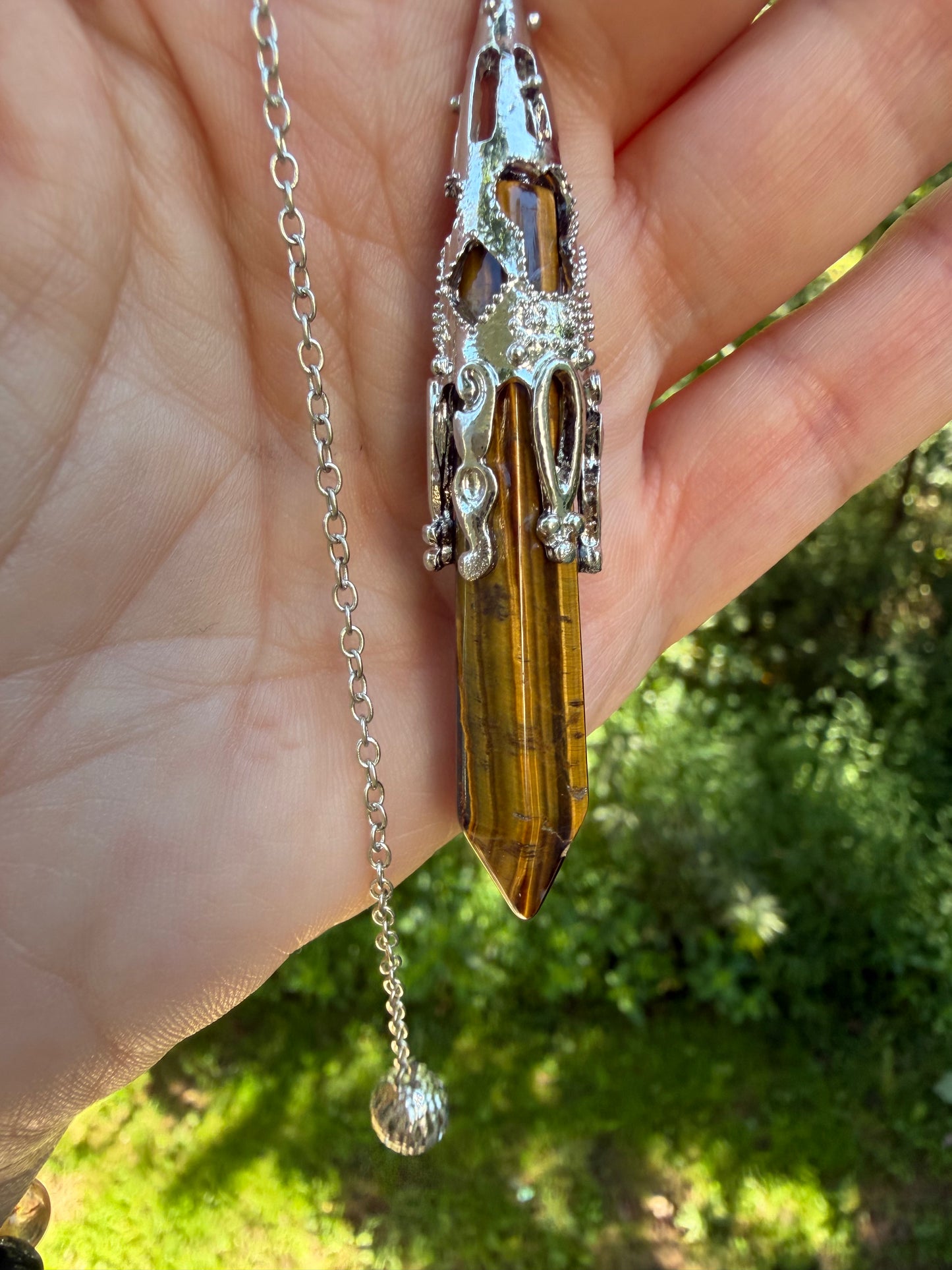 Tiger Eye Pendulum
