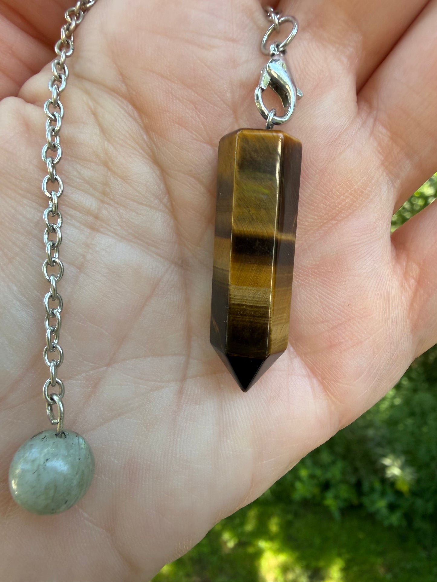 Tigers Eye Pendulum