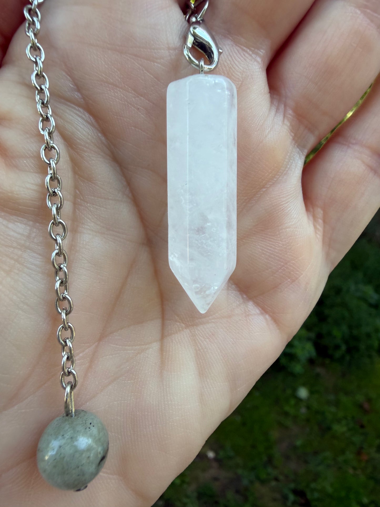 Clear Quartz Pendulum