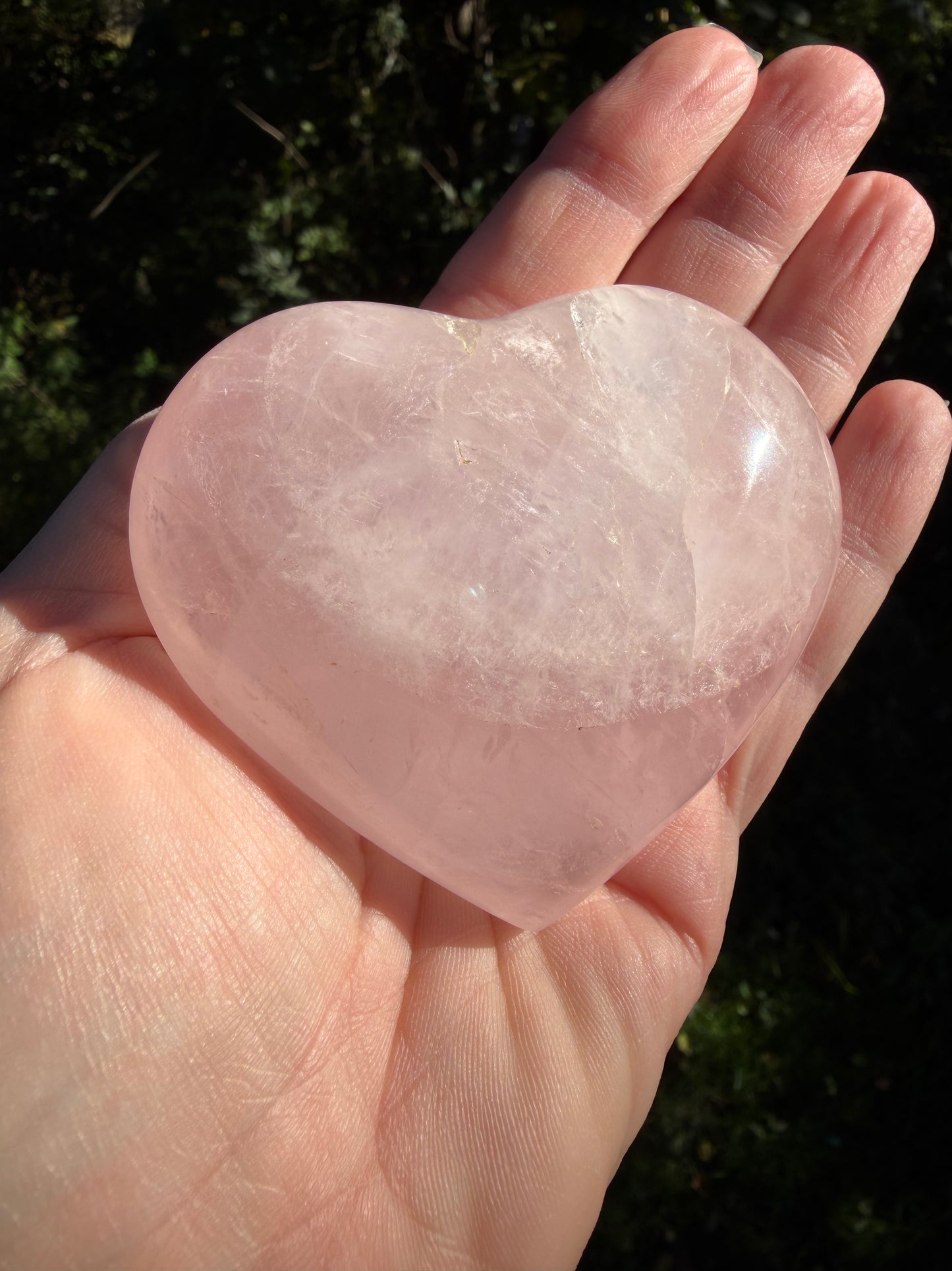 Rose Quartz Heart