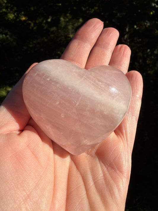 Rose Quartz Heart