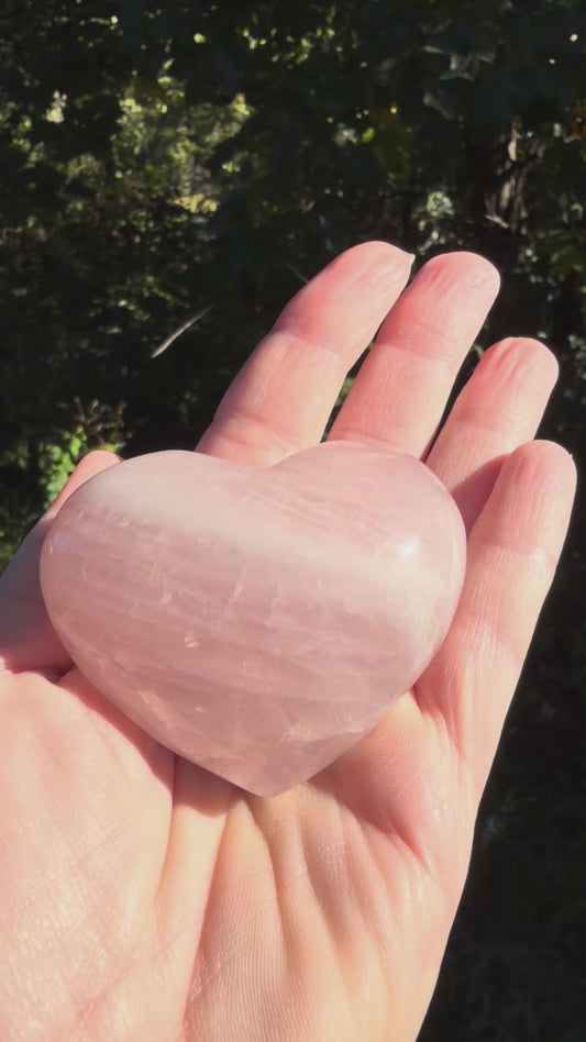 Rose Quartz Heart
