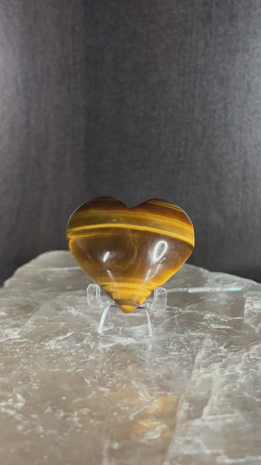 Tigers Eye Heart