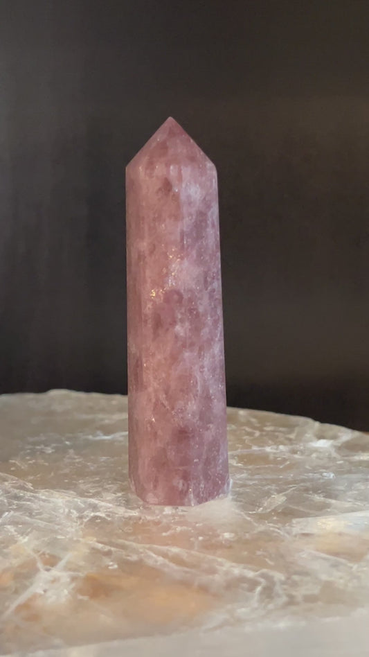 Strawberry Quartz Point