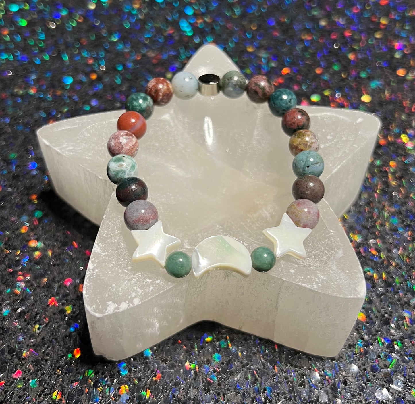 Tranquility - Ocean Jasper and Mother of Pearl