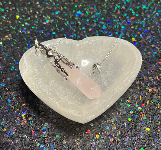 Rose Quartz Pendulum