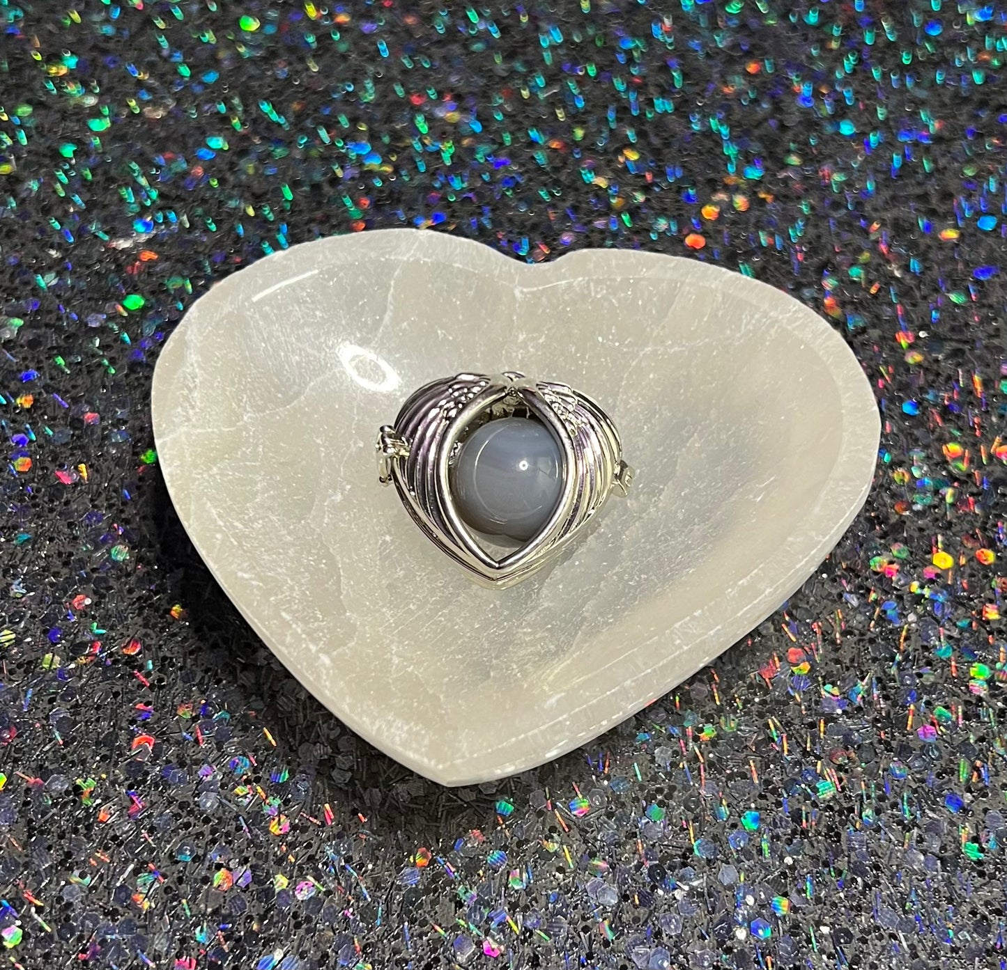 Angel Wing Interchangeable Cage Necklace