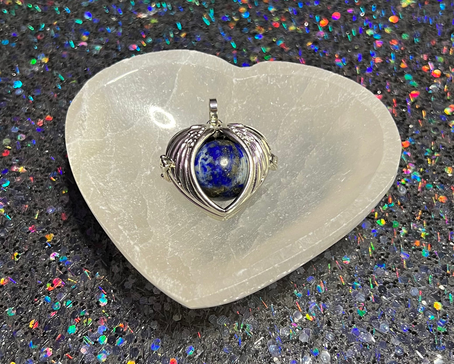 Angel Wing Interchangeable Cage Necklace