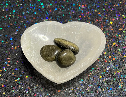 Golden Obsidian Tumble