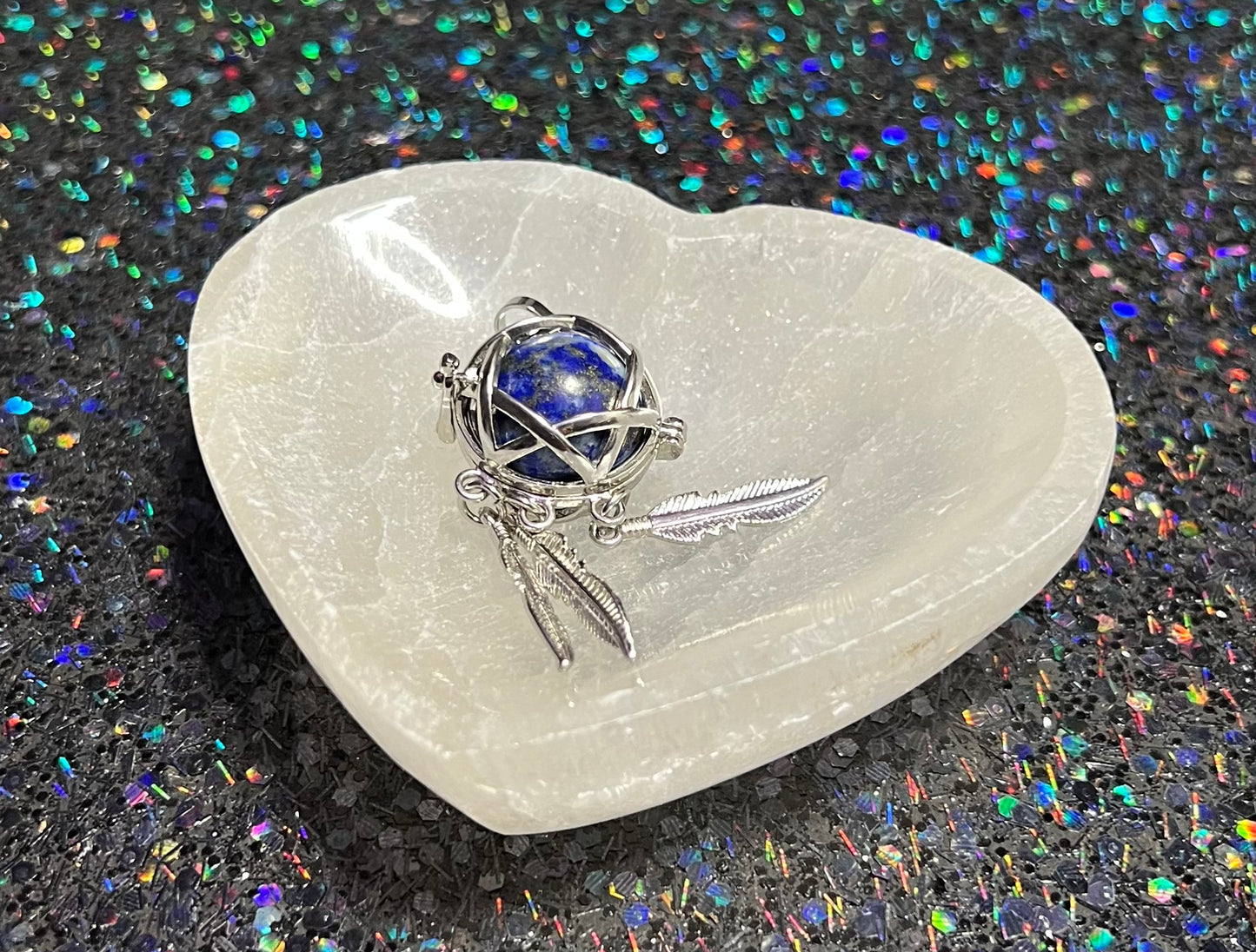 Open Dreamcatcher Cage Necklace