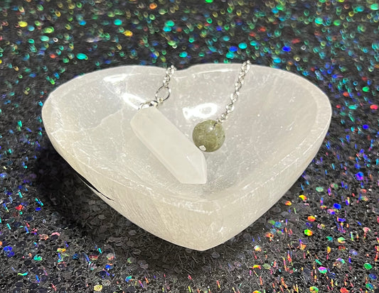 Clear Quartz Pendulum